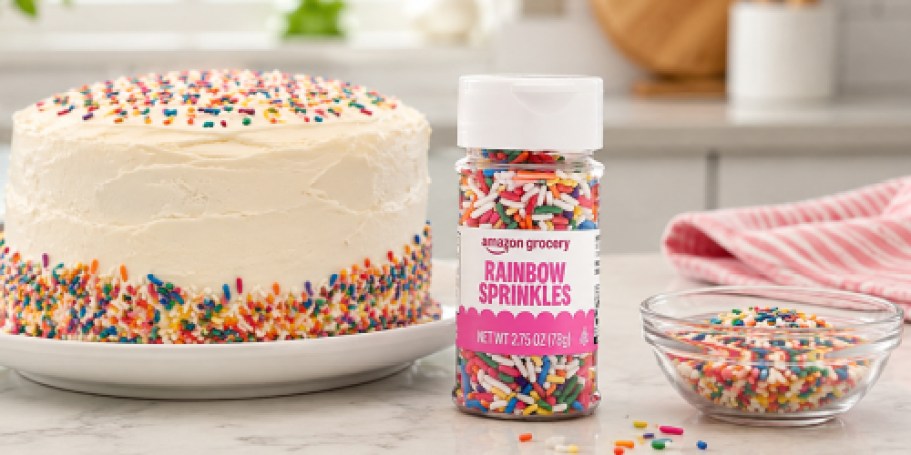 Amazon Grocery Rainbow Sprinkles Only 94¢ Shipped