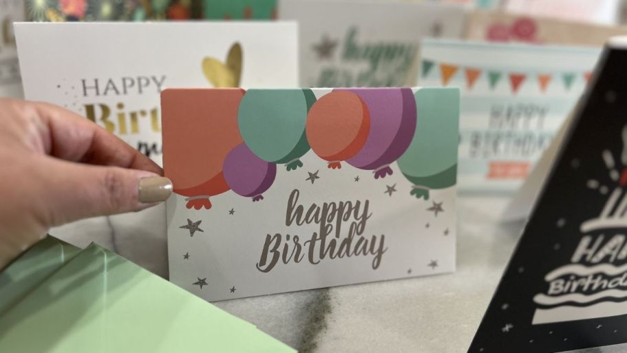 Assorted Birthday Cards 20-Pack Just $5.85 on Amazon (29¢ Per Card!)