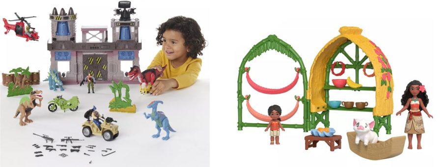 Animal ZoneDino and Moana 2 Playset