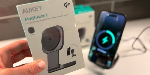 WOW! TWO Aukey MagSafe Foldable Wireless Chargers Just $29.99 Shipped (Reg. $120)