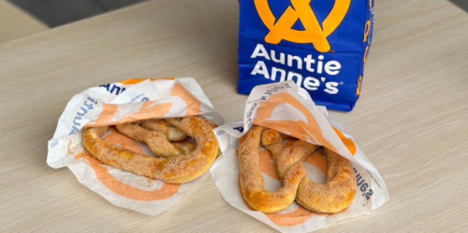 Buy One, Get One FREE Pretzels at Auntie Anne’s on July 26th