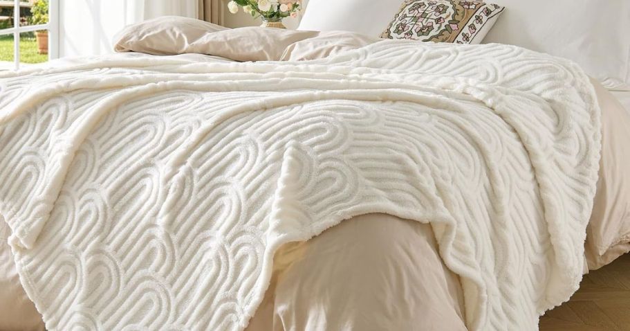 Last Chance to Score Up to 50% Off Boho Fleece Throws on Amazon