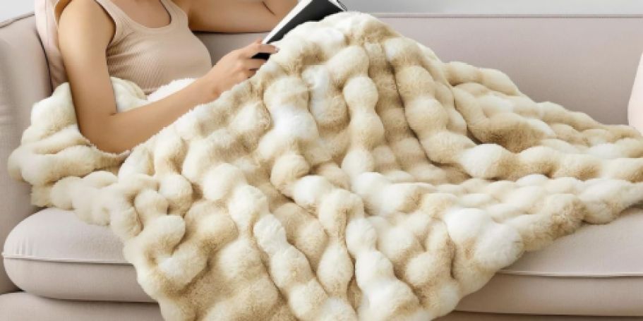 Bubble Throw Blankets from $17 Shipped for Amazon Prime Members