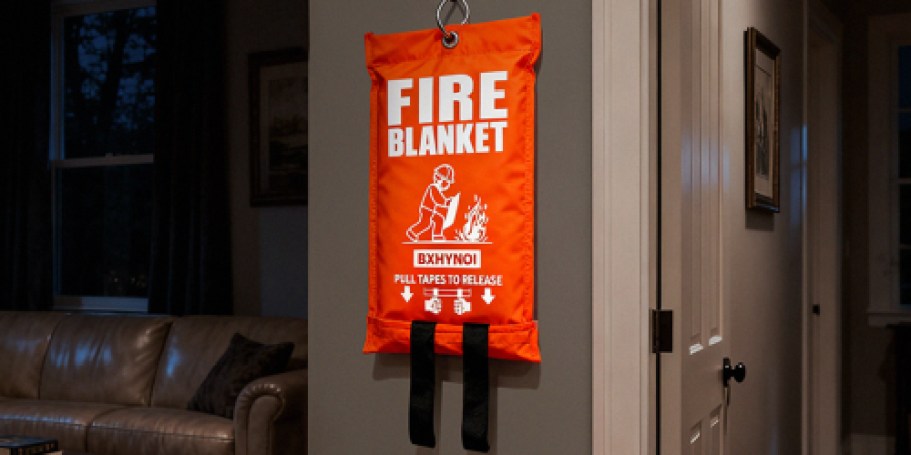 FOUR Emergency Fire Blankets Only $3 Each on Amazon