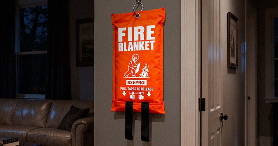 FOUR Emergency Fire Blankets Only $3 Each on Amazon