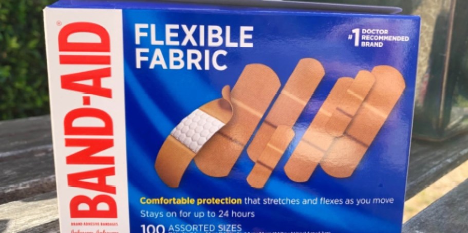 Band-Aid Flexible Fabric Bandages 100-Pack Just $4.93 Shipped on Amazon