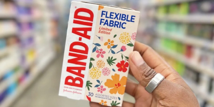 *HOT* Band-Aid Wildflower Bandages 30-Count Only $1 Shipped on Amazon