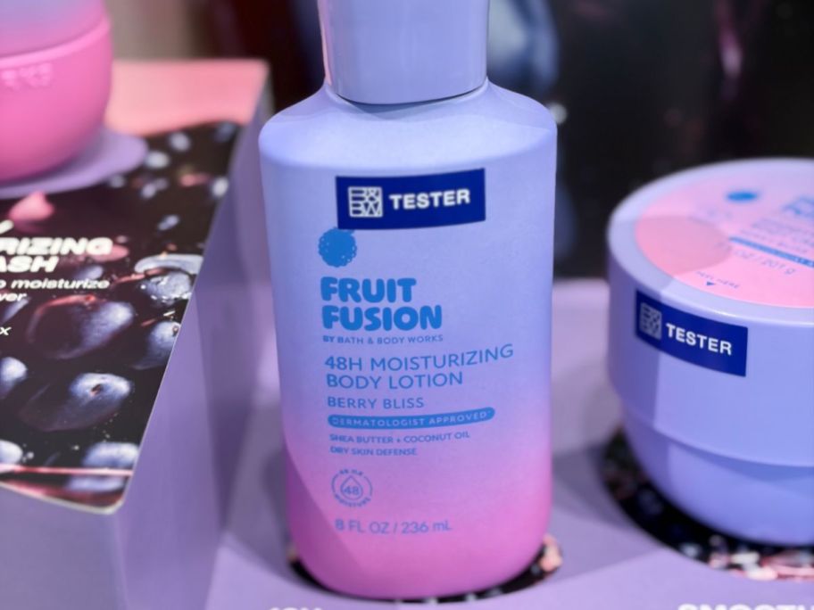 Bath & Body Works Fruit Fusion Body Lotion in store