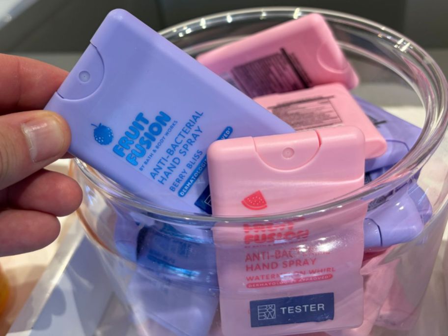 Bath & Body Works Fruit Fusion PocketSpray Hand Sanitizers in store