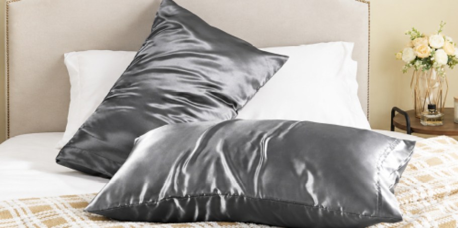 Satin Pillowcase 2-Pack Only $3 Shipped for Prime Members (Thousands of 5-Star Reviews)