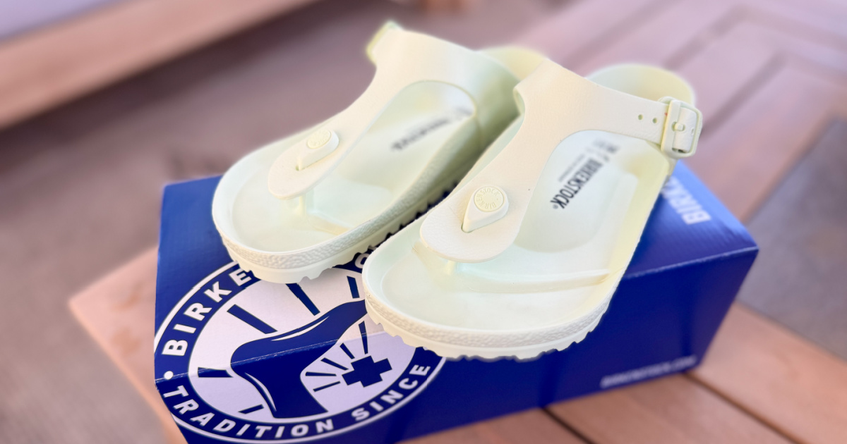 *HOT* Birkenstock Gizeh EVA Thong Sandals Just $39.95 Shipped