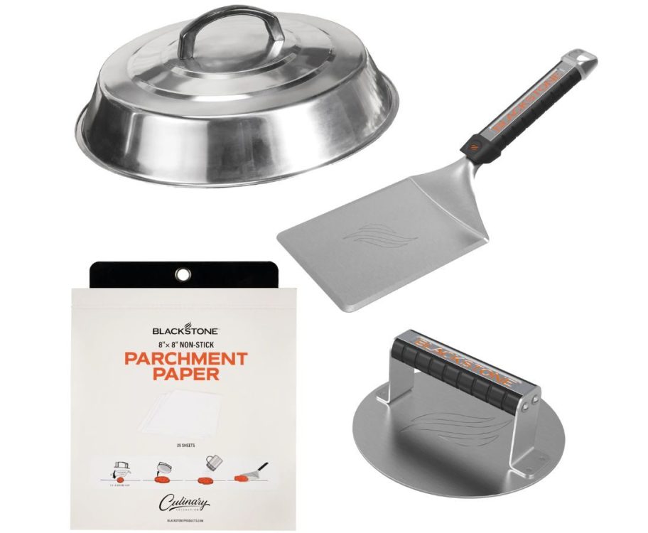 Blackstone Culinary Stainless Steel 4-Piece Hamburger Tool Set