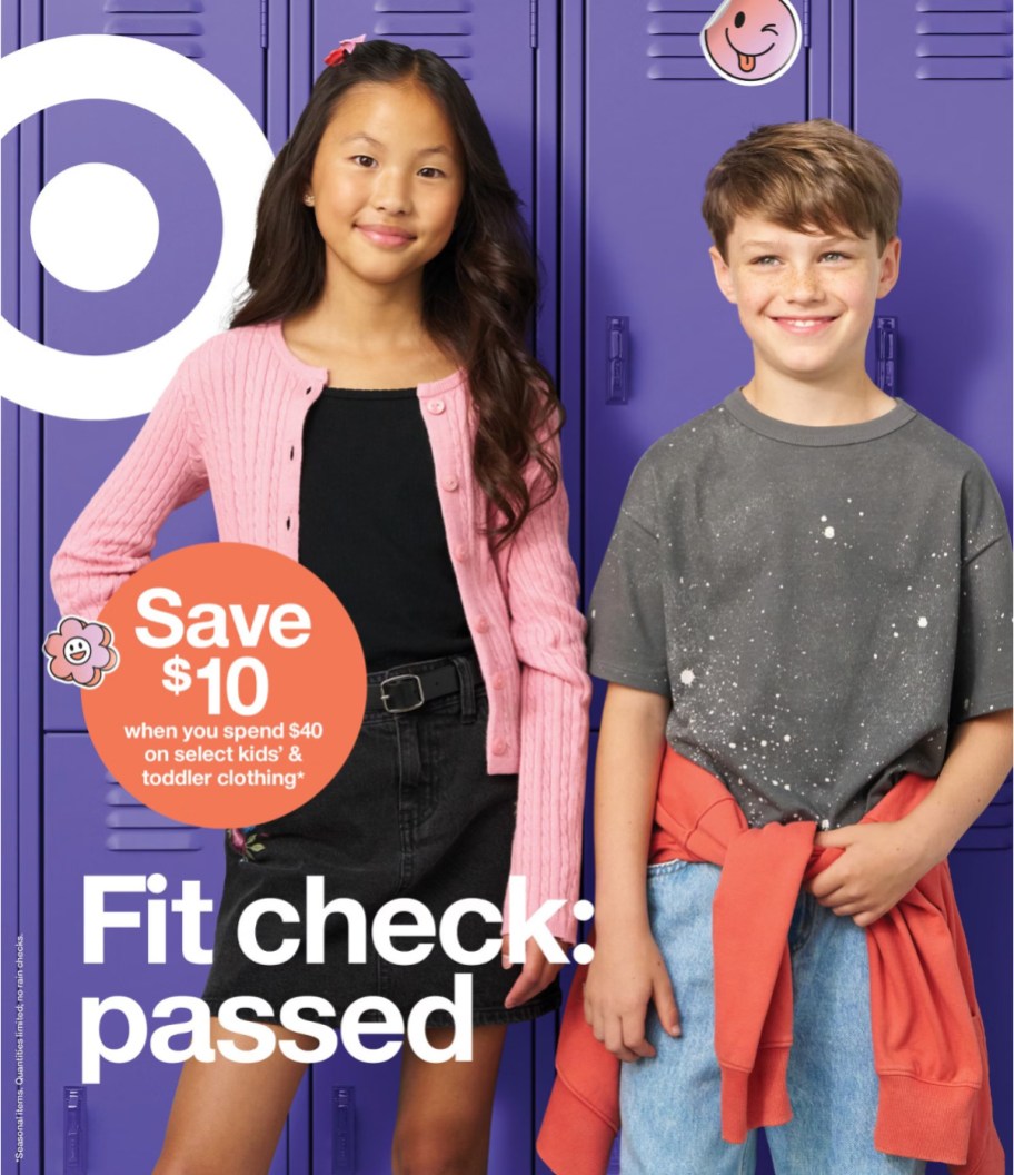 page from Target ad