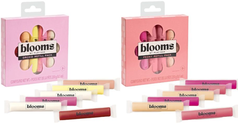 Blooms by Play-Doh Orchid and peony Refill Pack