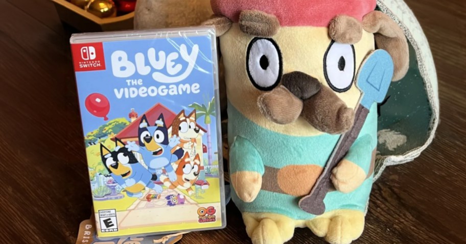 Bluey Video Game & Plush Bundle