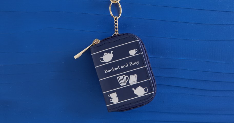 Booked and Busy Book Shaped Bag Charm