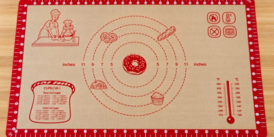Silicone Baking Mat w/ Measurements Only $5.99 on Amazon