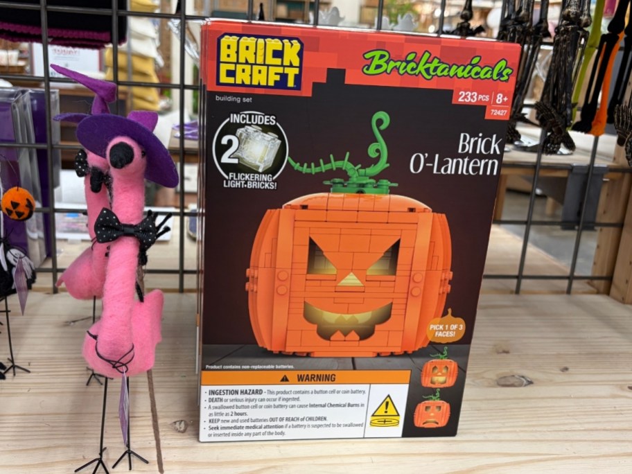 world market brickcraft jack o lantern