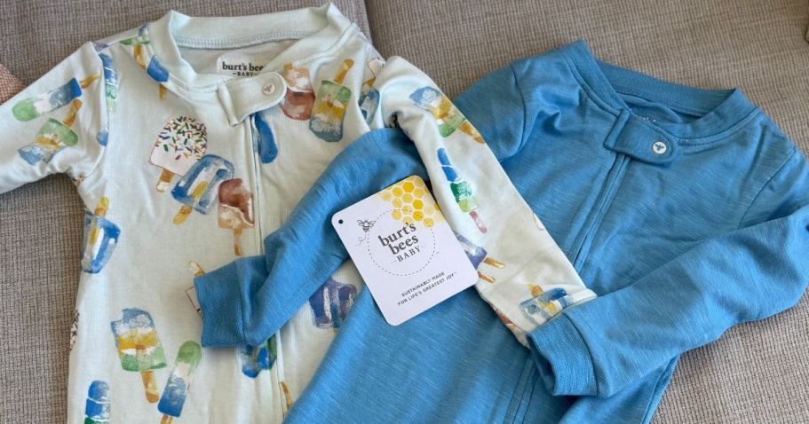 Over 70% Off Burt’s Bees Organic Baby Pajamas | Styles Start at Just $5
