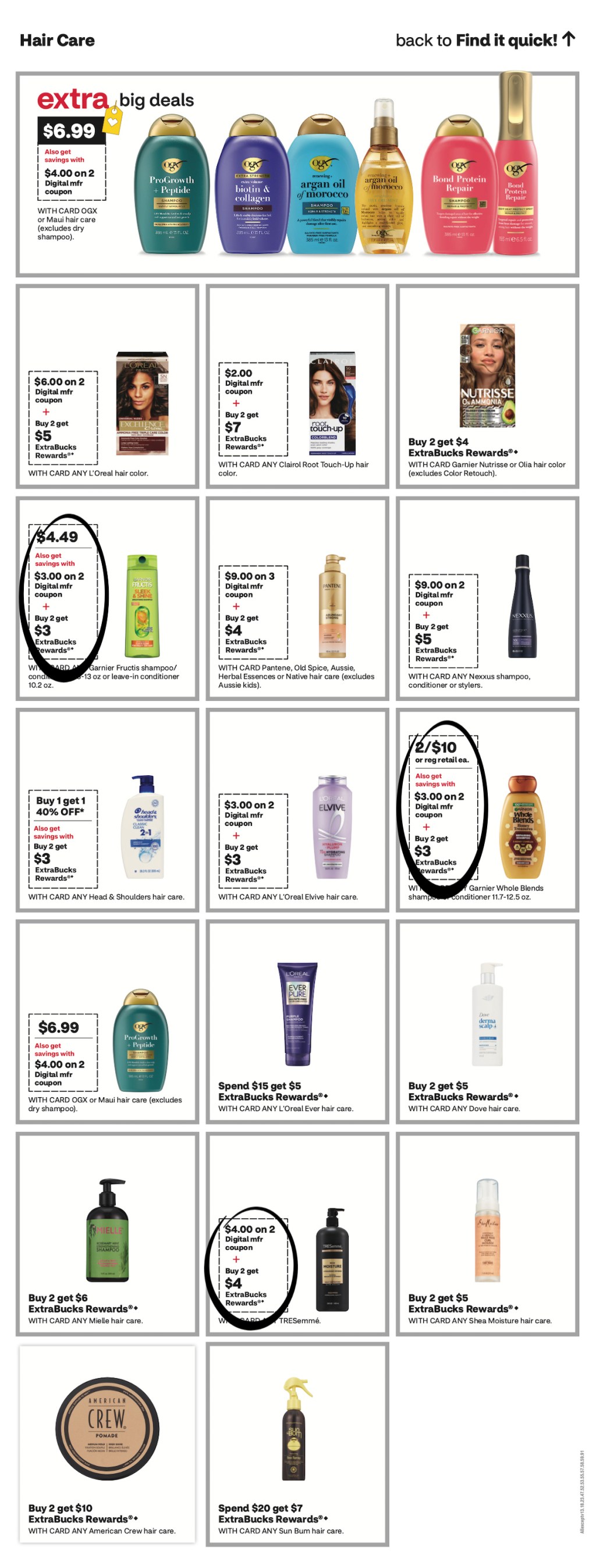 page from CVS ad