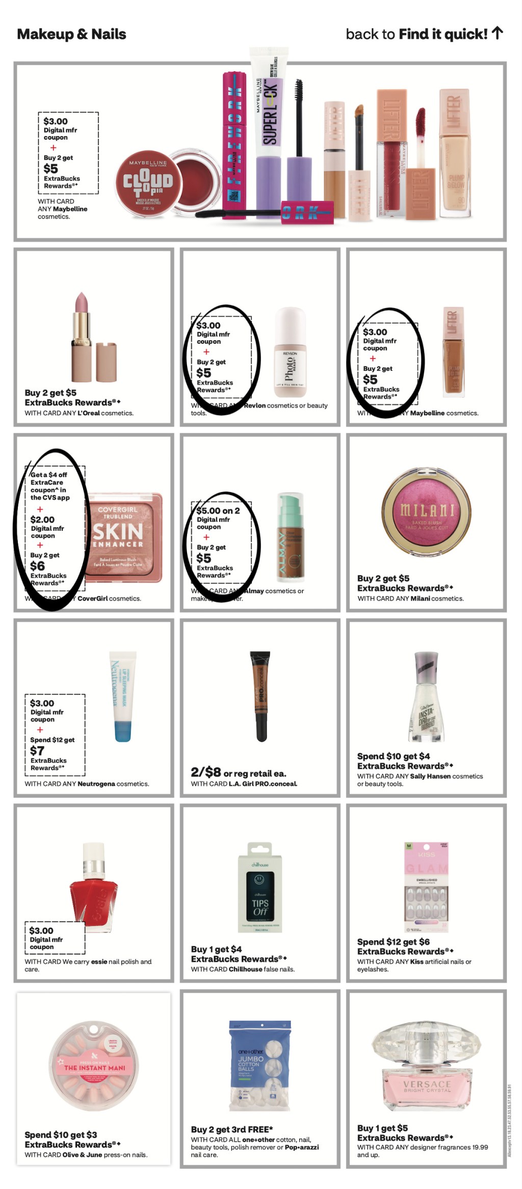 page from CVS ad