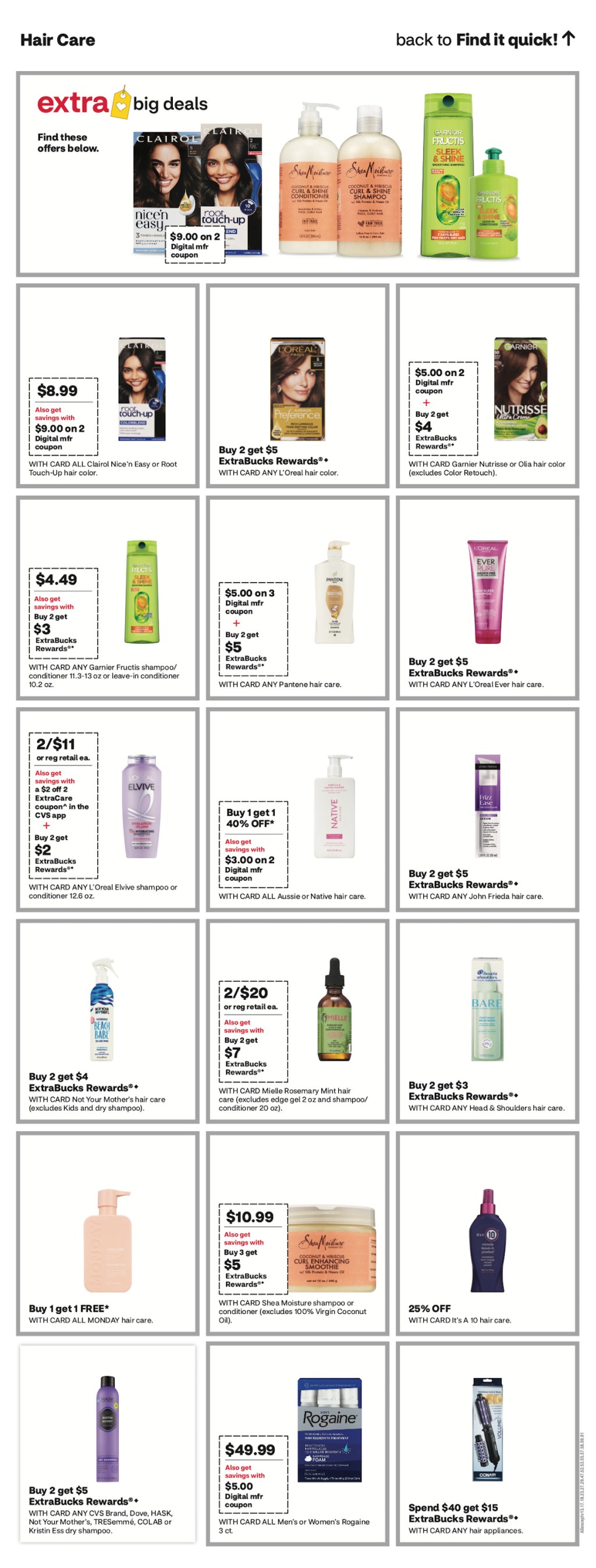 page from CVS ad