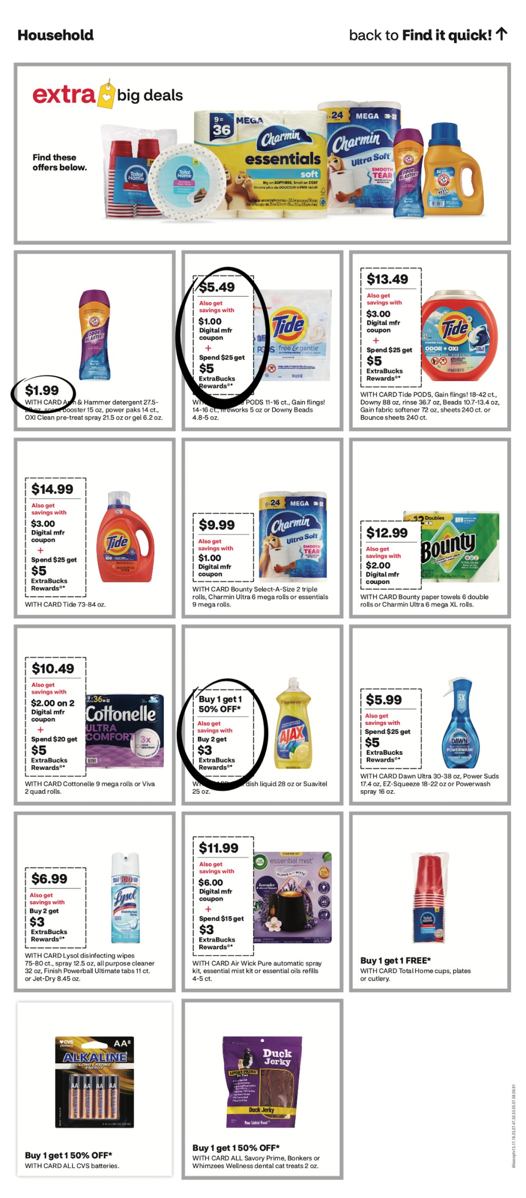 page from CVS ad
