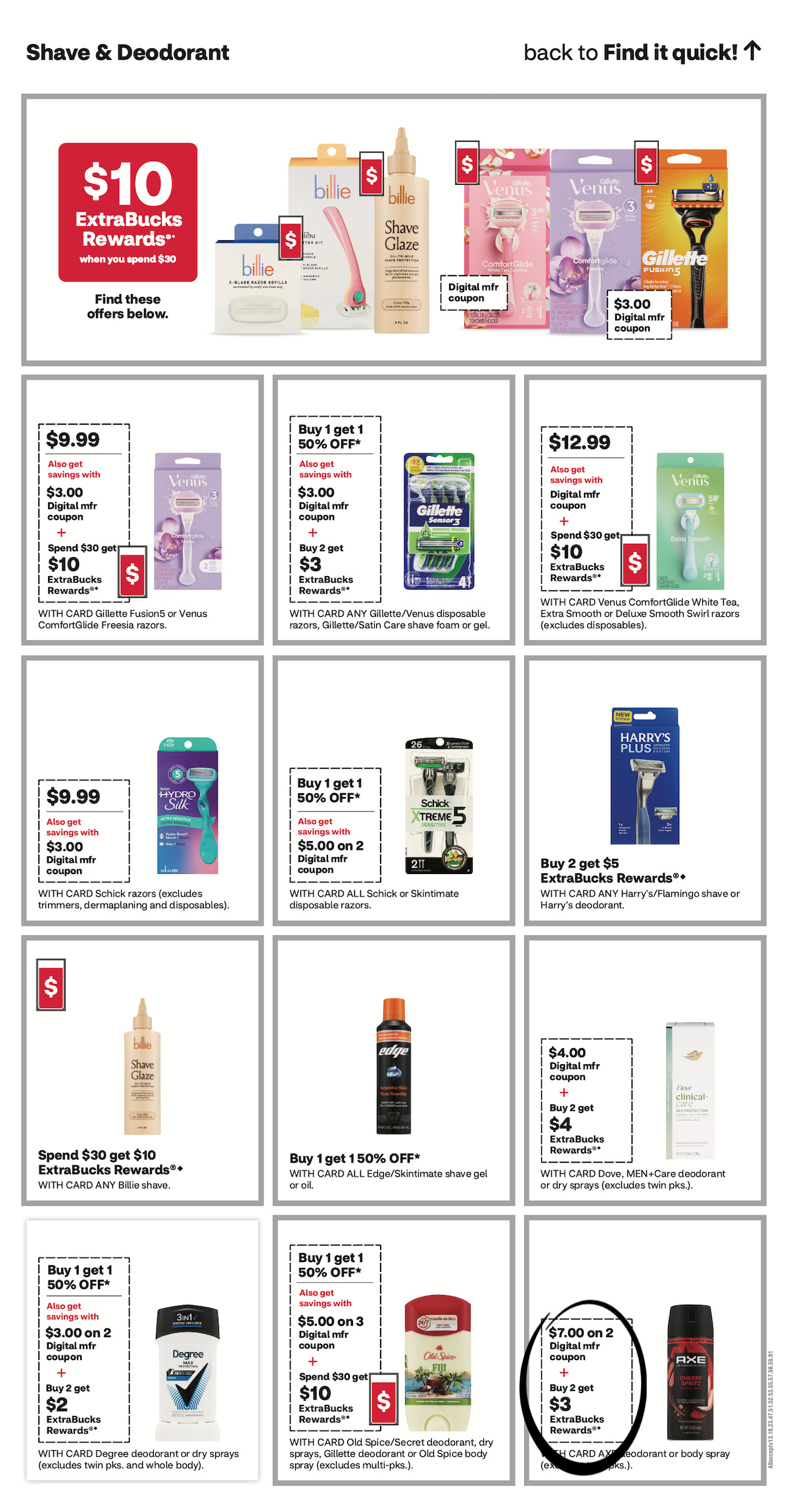 Page of CVS Advertisement