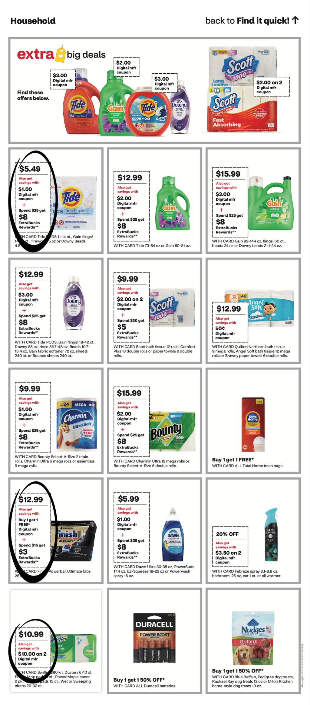 page from CVS ad