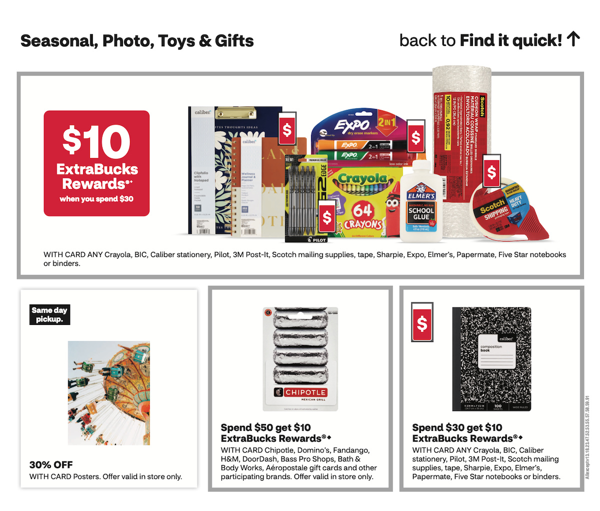 Page of CVS Advertisement