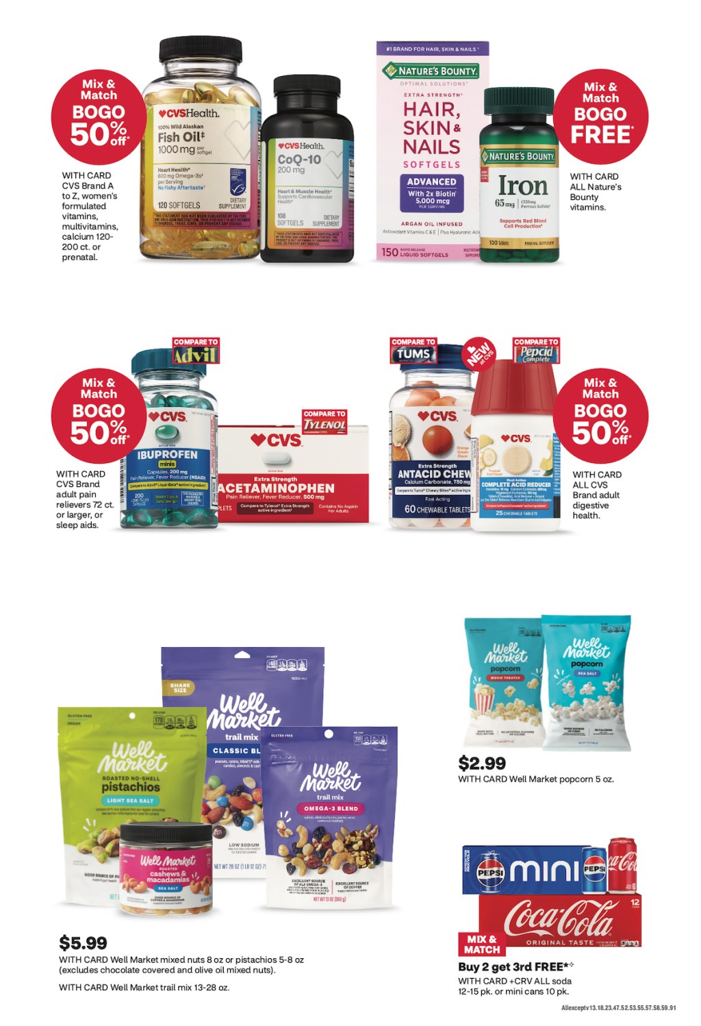 page from CVS ad