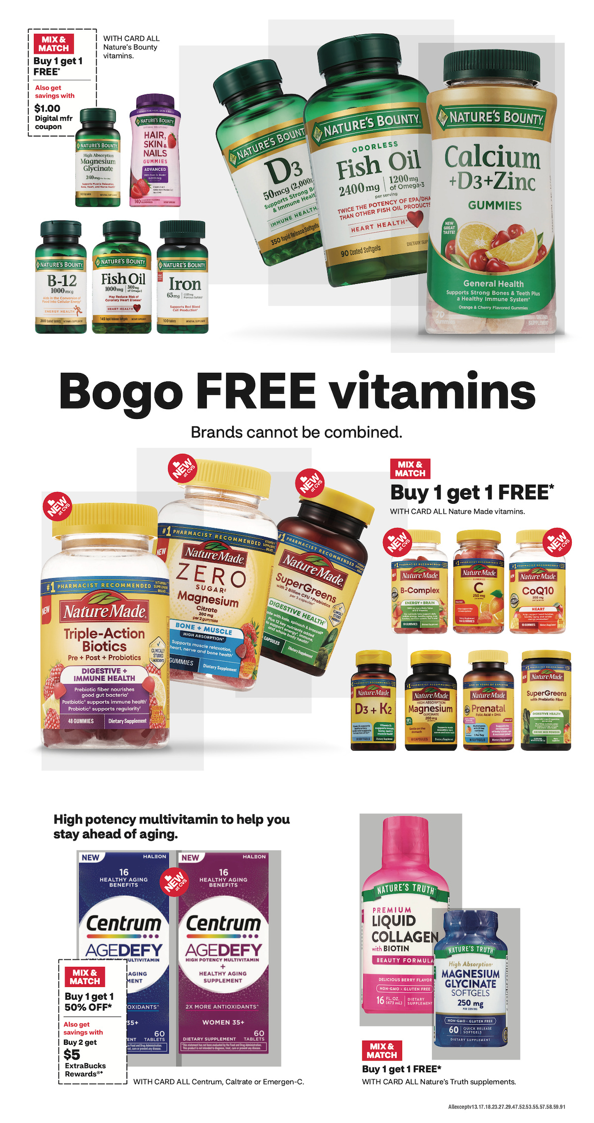 Page of CVS Advertisement