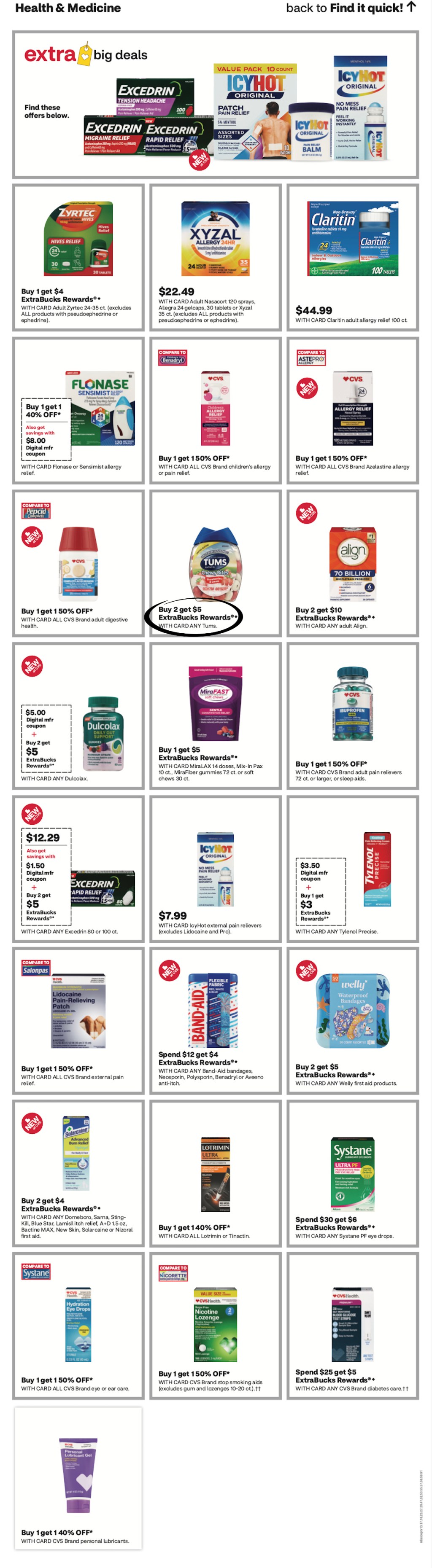 page from CVS ad