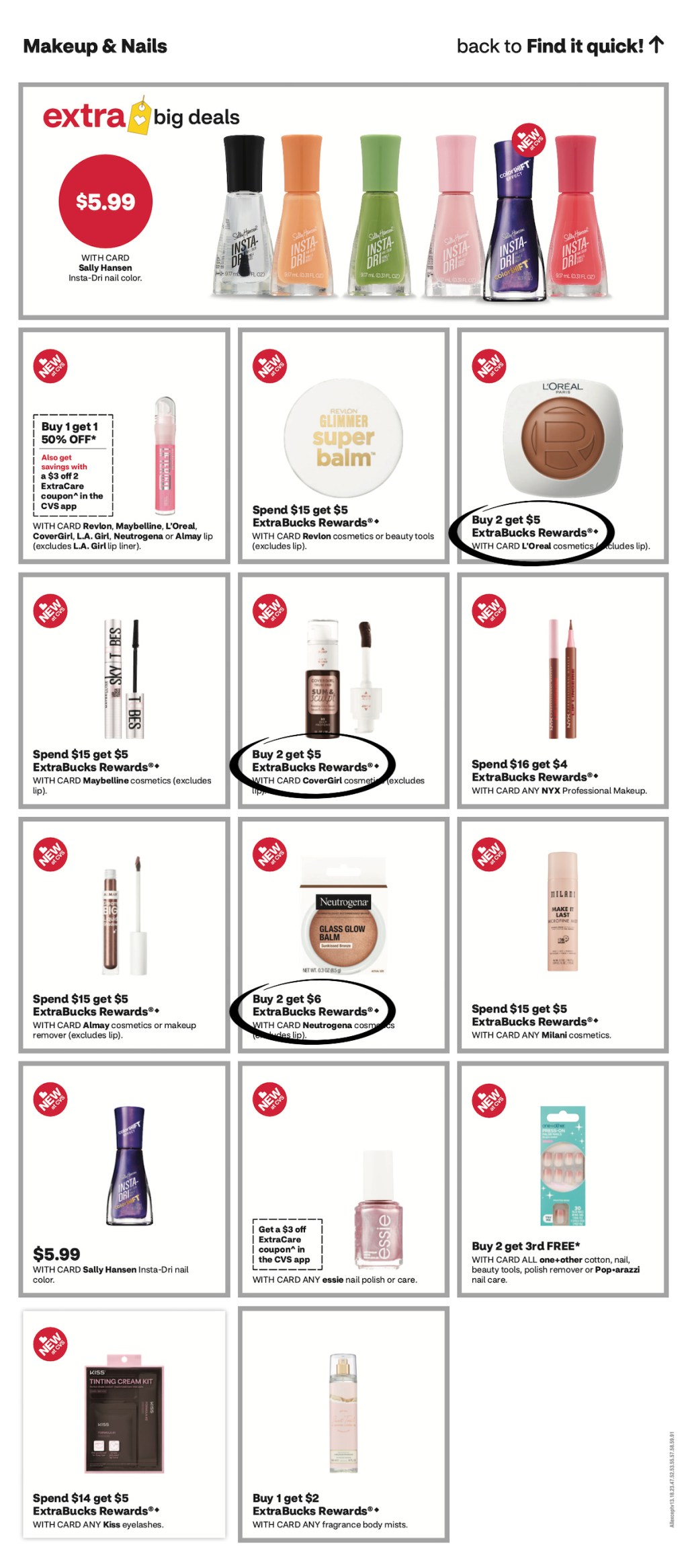 page from CVS ad