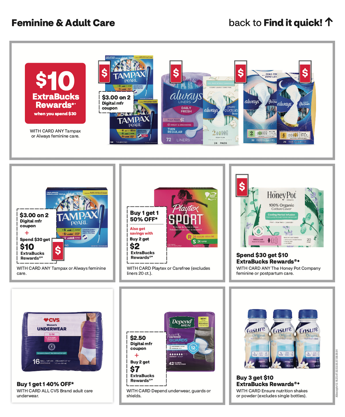 Page of CVS Advertisement
