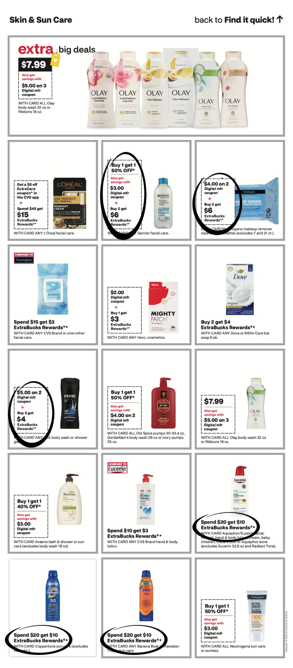 page from CVS ad