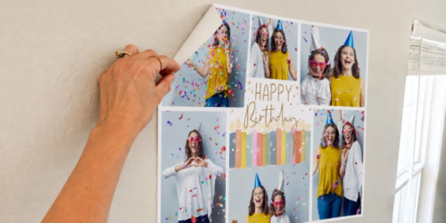 Turn Photos Into Giant Peel & Stick Wall Art for Just $5 at CVS (Regularly $32)