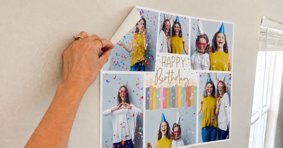 Turn Photos Into Giant Peel & Stick Wall Art for Just $5 at CVS (Regularly $32)