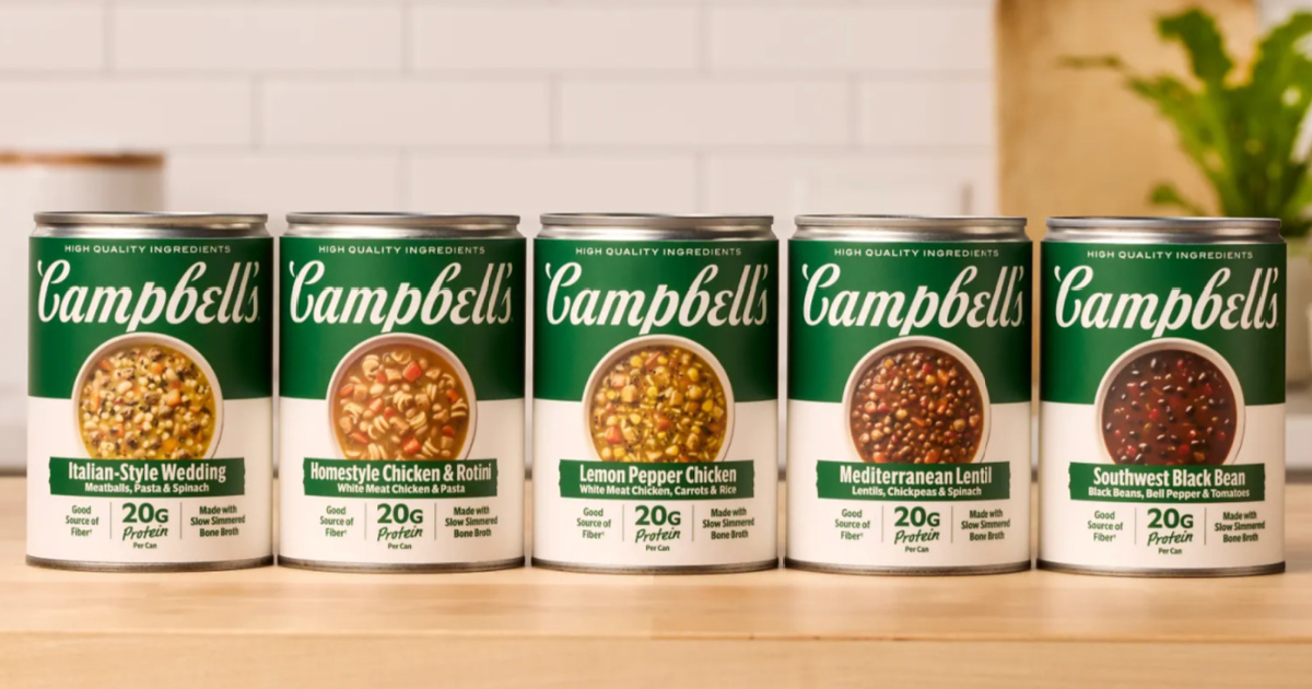 Campbell’s NEW Protein-Packed Soups Have 20g of Protein and Just $1.79 on Amazon!