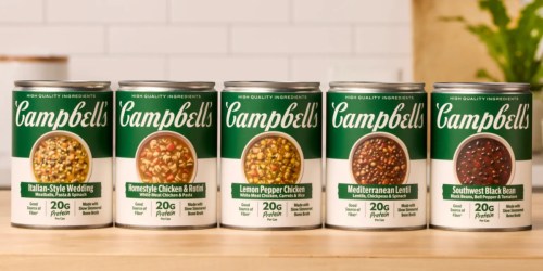 Campbell’s NEW Protein-Packed Soups Have 20g of Protein and Just $1.79 on Amazon!