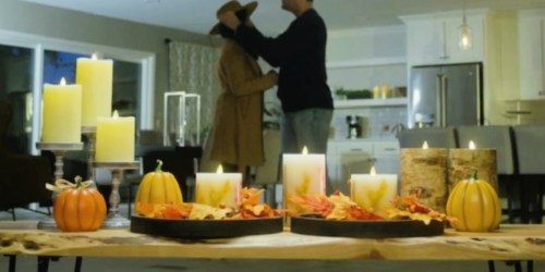 Realistic Looking Flameless Candles 4-Pack Just $24.99 Shipped – 13 Color Options!