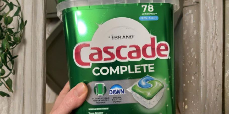 Cascade Dishwasher Pods 78-Count Only $12.75 Shipped for Prime Members