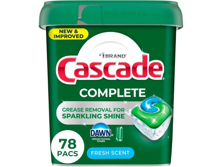 Cascade Complete Dishwasher Pods 78-Count