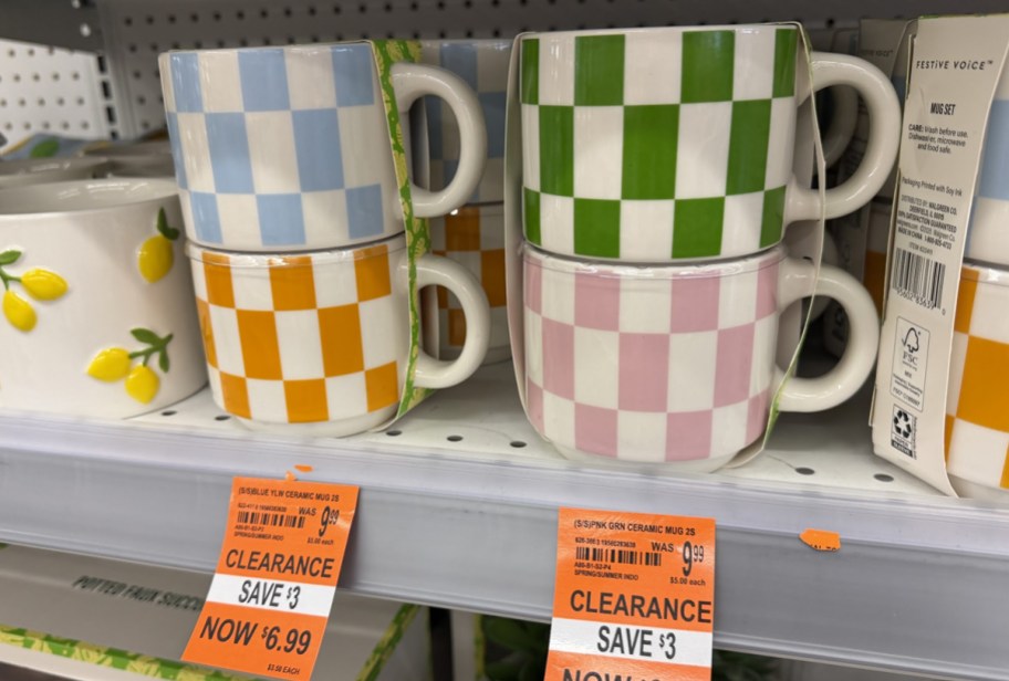 Ceramic Mug Sets on Clearance at Walgreens