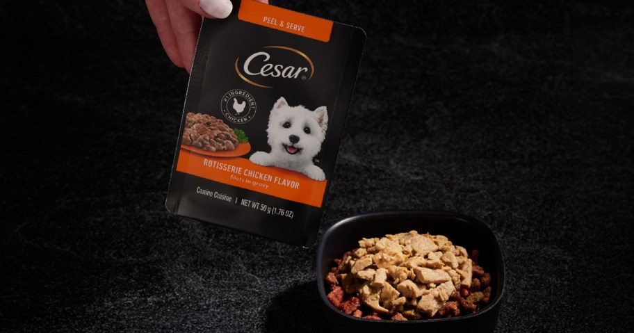 Cesar Dog Food Sample