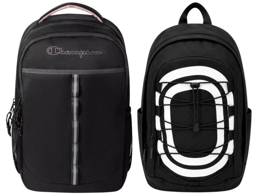 Champion Center 18 Backpack and Overtime Fastbreak 19 Backpack