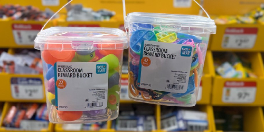Classroom Rewards Buckets Only $9.97 at Walmart (Rubber Ducks, Bubble Poppers & More)