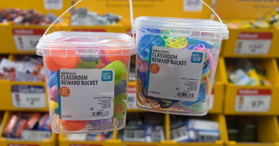 Classroom Reward Buckets at Walmart