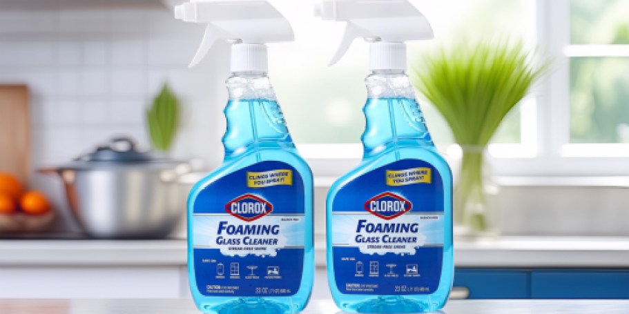 TWO Clorox Glass Cleaners Just $1.29 Each Shipped on Amazon
