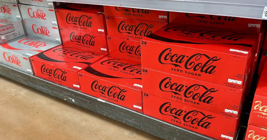 Coca-Cola 24-Packs Just $9.97 on Walmart.com (Only 42&cent; Per Can!)